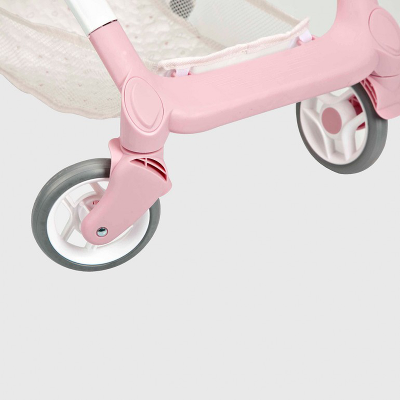 Arias doll pram stroller with hood universe, , medium-null