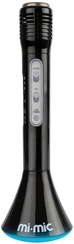 Product image: Mi-mic karaoke microphone speaker with wireless bluetooth and led lights, black, , medium-null