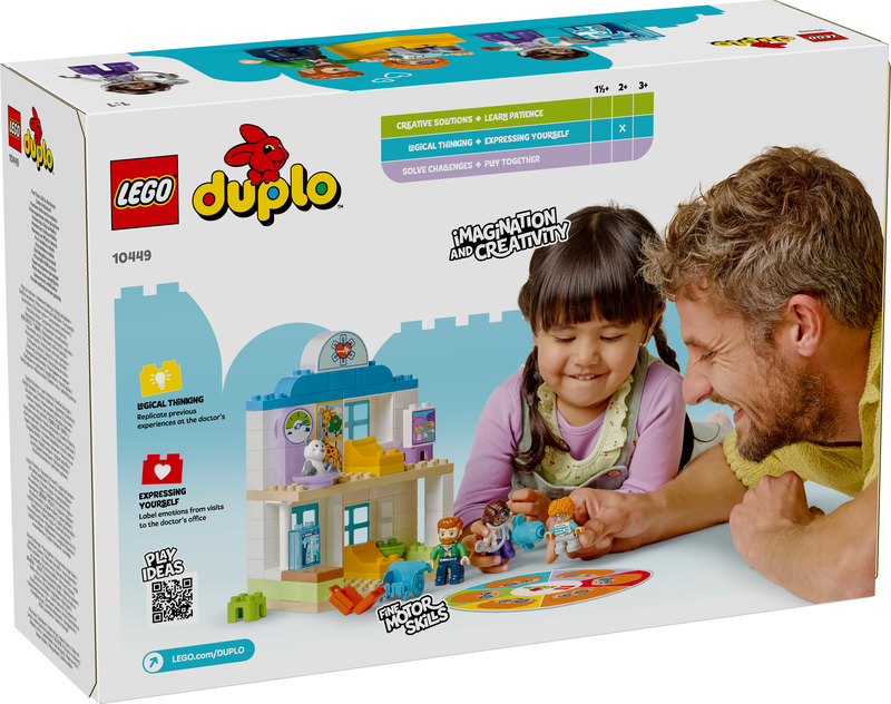 Lego duplo first time: visit with the doctor 10449 for ages 2+ 65pcs, , medium-null