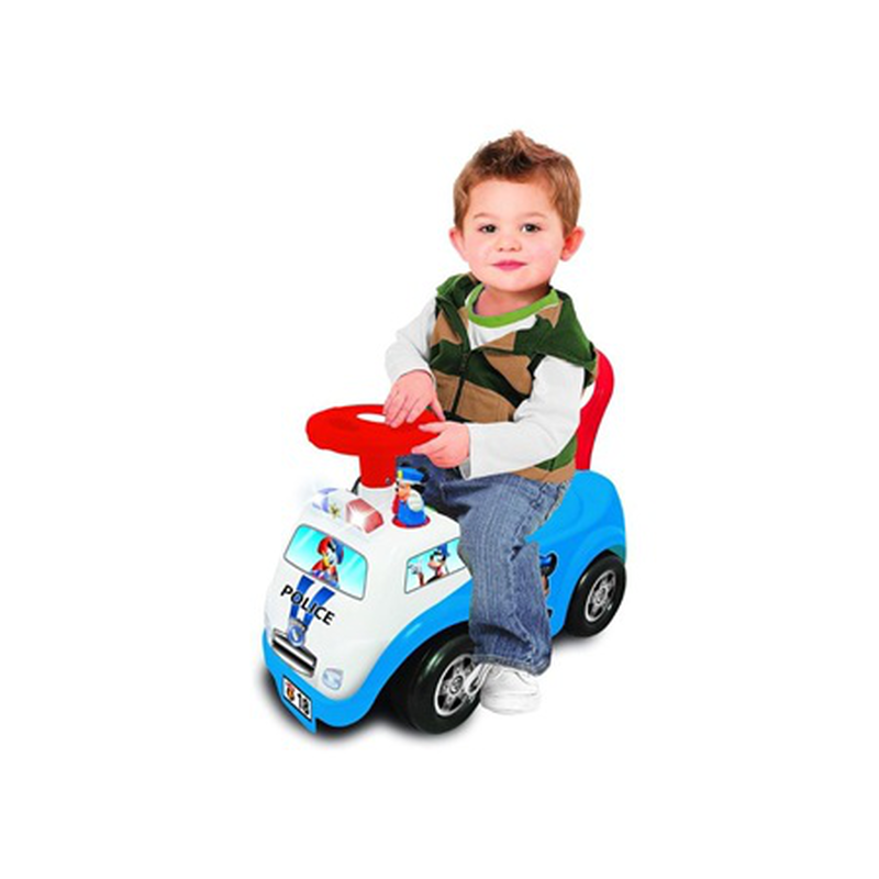 Product image: Kiddieland lights & sounds police car mickey 12-36m+, , medium-null