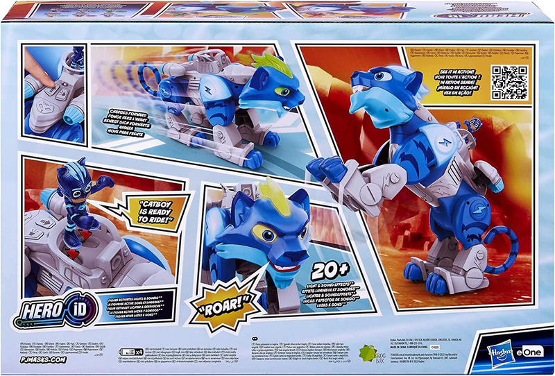 Pj masks animal power charge and roar power interactive cat, , medium-null