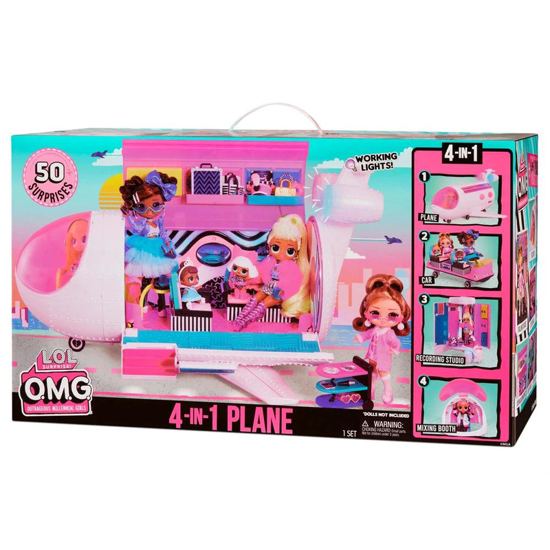Lol surprise omg travel plane playset, , medium image number null
