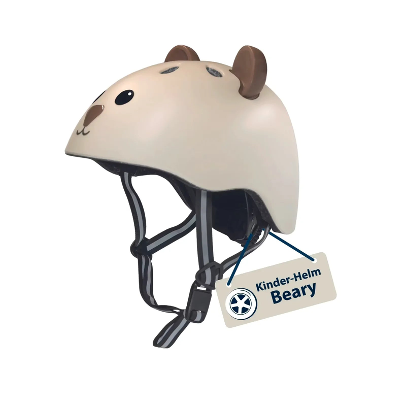 Product image: Hudora children's helmet beary, mocha, size 48–52, , medium-null