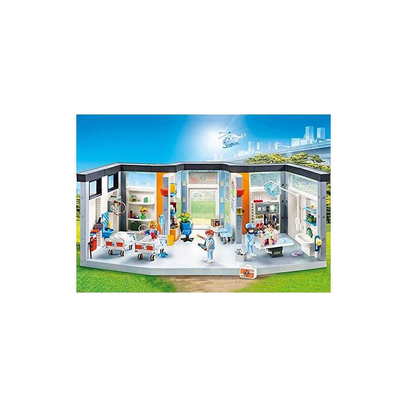 Playmobil 70191 city life furnished hospital wing, , medium image number null