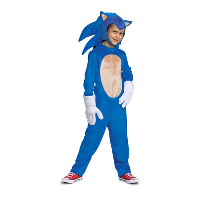 Sonic movie deluxe kids costume, , medium