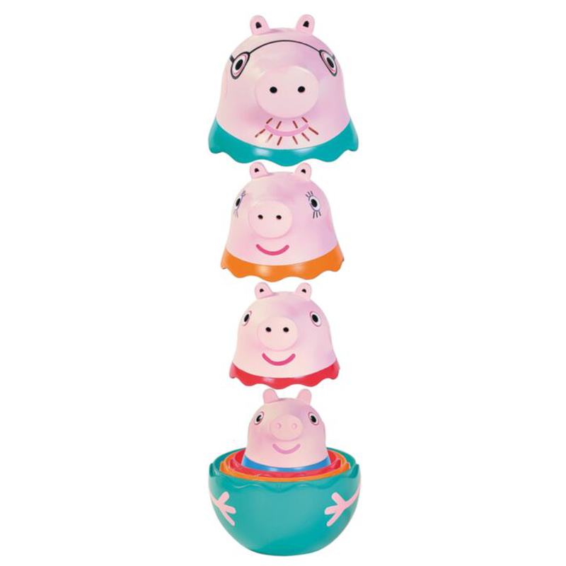 Tomy toomies peppa pig - peppa's nesting family, , medium-null