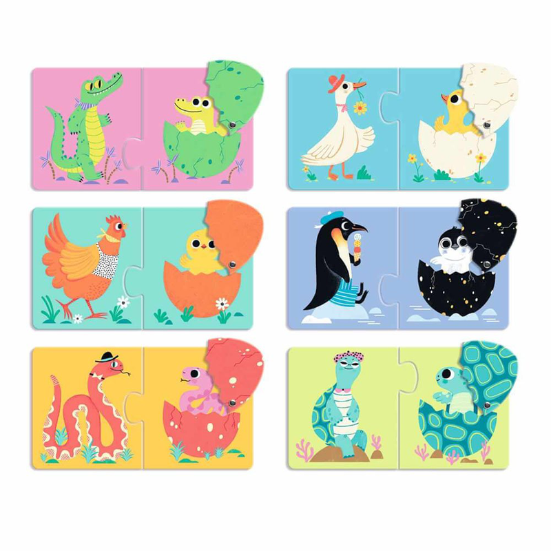 Funny eggs 2pcs puzzles, , medium image number null