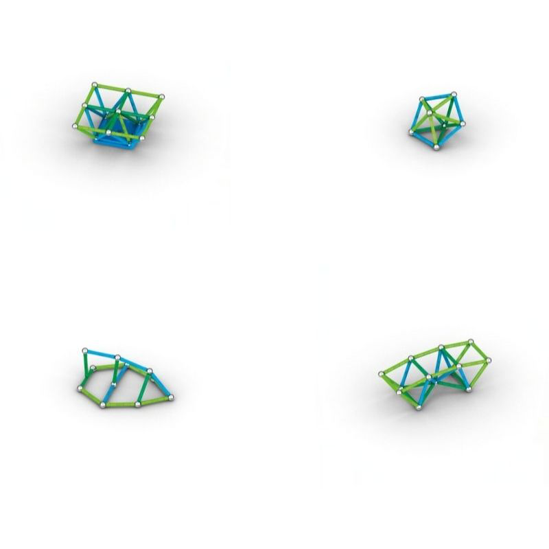Geomag classic 60-green for ages 3+ 60pcs, , medium-null