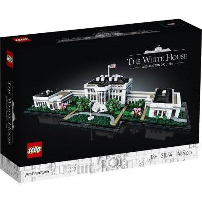 Lego architecture the white house model, landmark collection for adults, , medium image number null