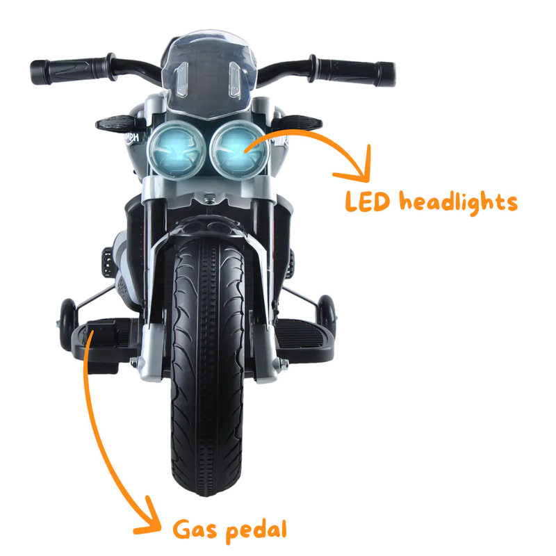 Triumph rocket 3gt electric 12v battery powered  ride-on motorbike - black, , medium image number null