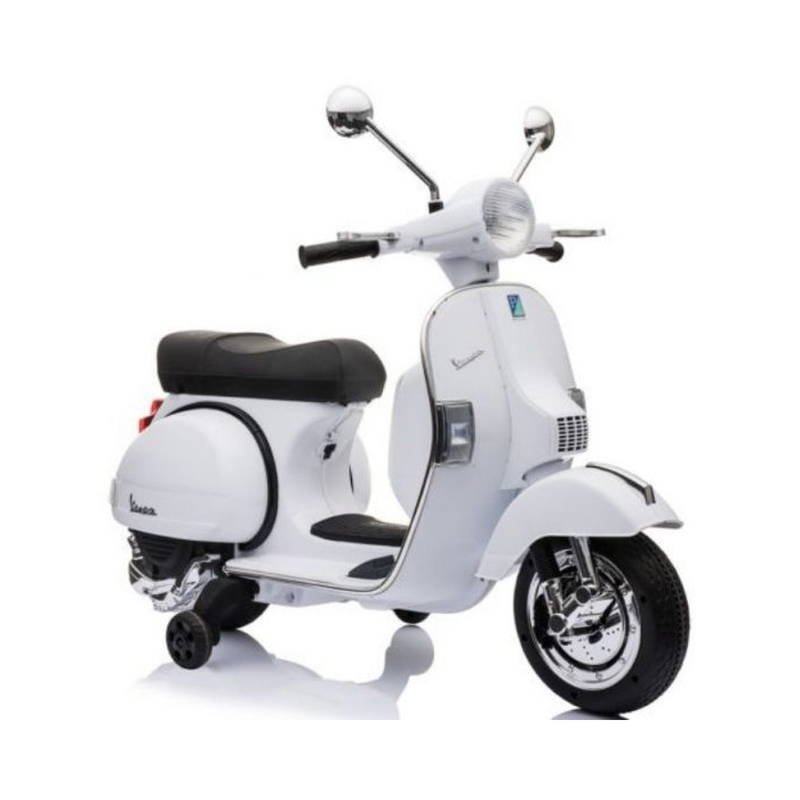 Vespa 12v ride on children’s electric bike white, , medium-null
