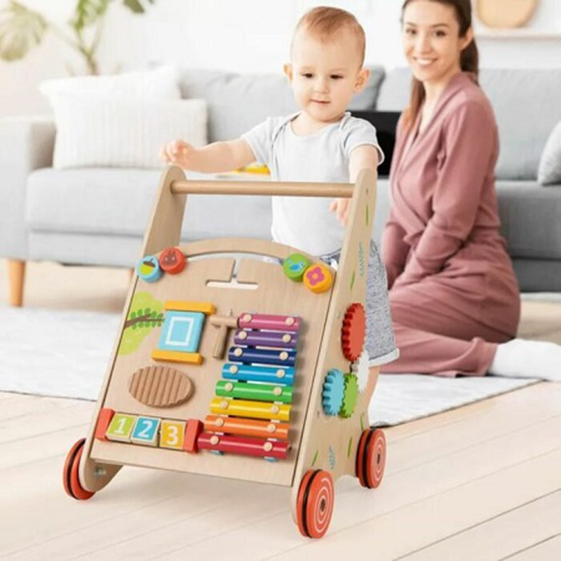 Product image: Phoohi wooden jungle baby learning walker 5pcs 12m+, , medium-null