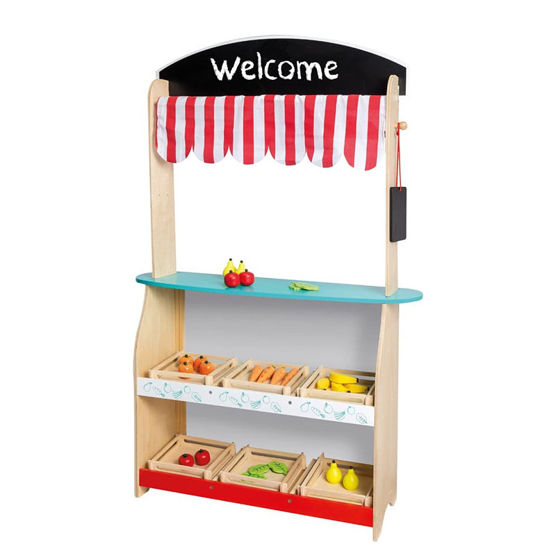 Jouéco® - 2 in 1 theatre and shop with accessories, , medium image number null