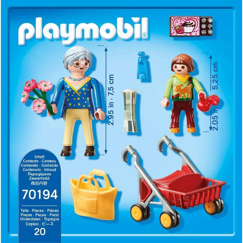Playmobil 70194 grandma with rollator, , medium image number null