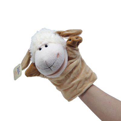 Brown sheep handpuppet