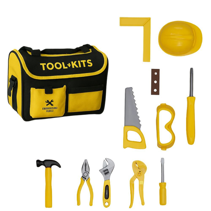 Product image: Σετ παιδικών εργαλείων με τσάντα αποθήκευσης για δημιουργικότητα & δεξιοτεχνία των παιδιών, , medium-null