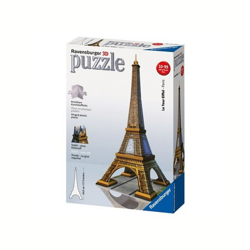 Product image: Eiffel tower 3d puzzle 216pcs, , medium-null