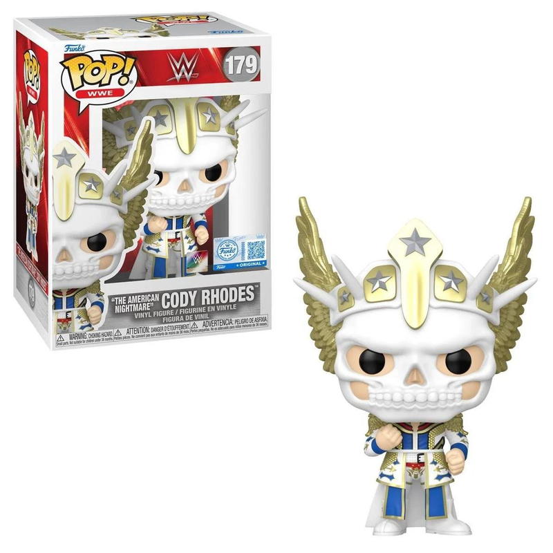 Product image: Funko pop! Wwe - cody rhodes (mask) #186 (metallic exclusive), , medium-null