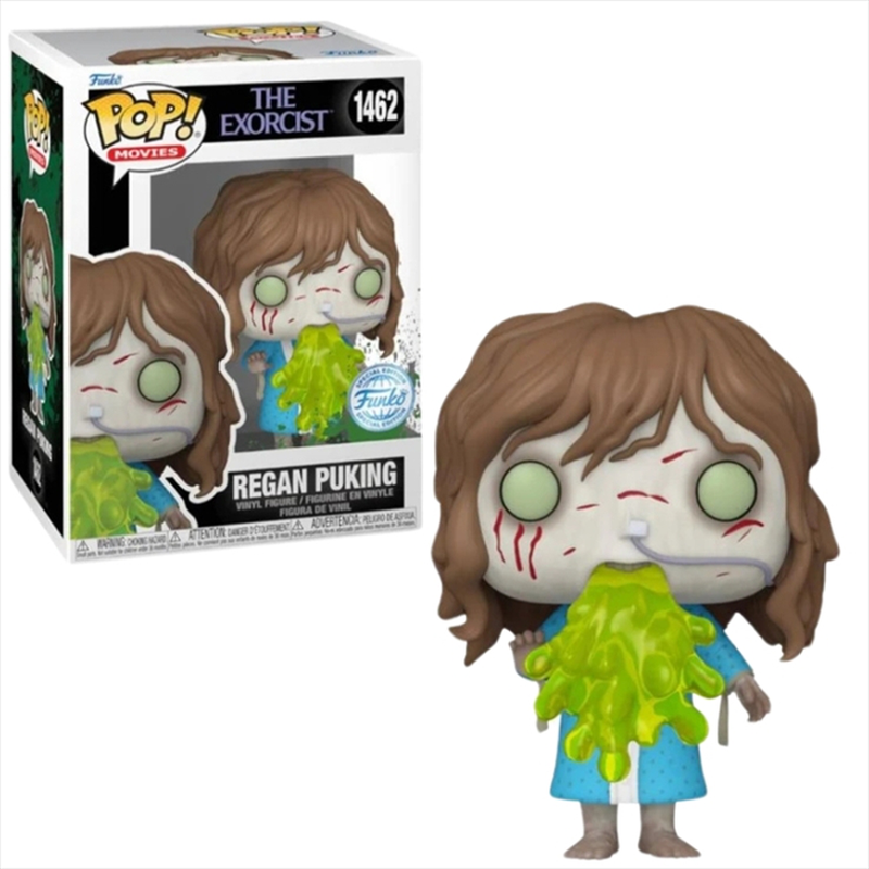 Product image: Funko pop! Movies: the exorcist - regan puking translucent special edition #1462 vinyl figure-null