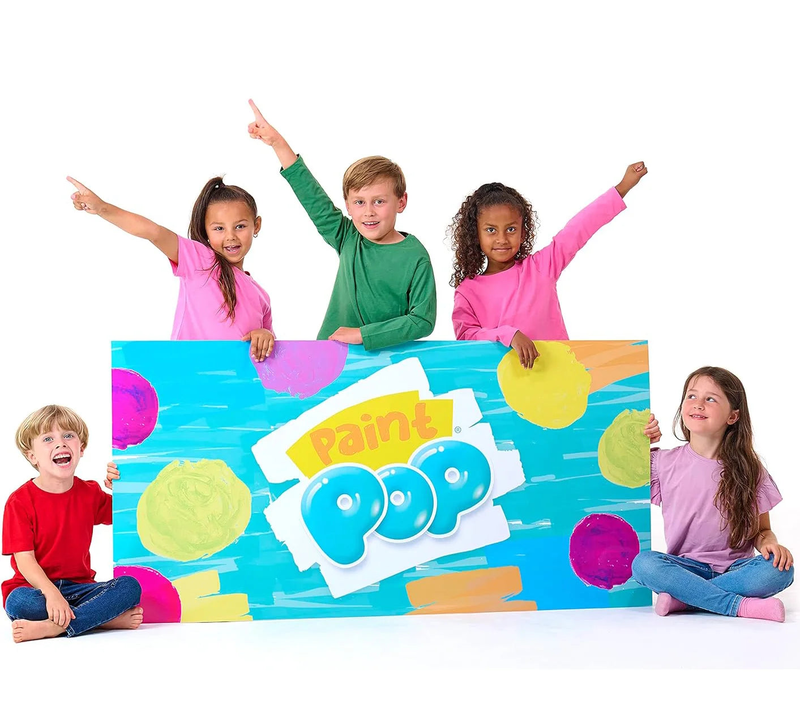 Paint pop paint sticks for kids - 6 pack metallic assorted colours, , medium image number null