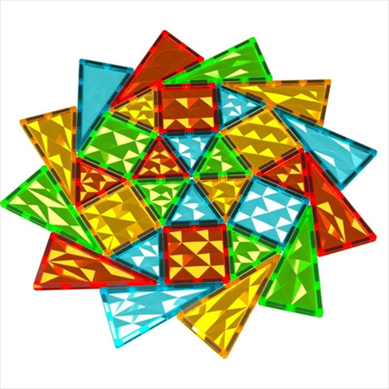 Geomag magnetic tiles gems για ηλικίες 3+ 100τμχ, , medium-null