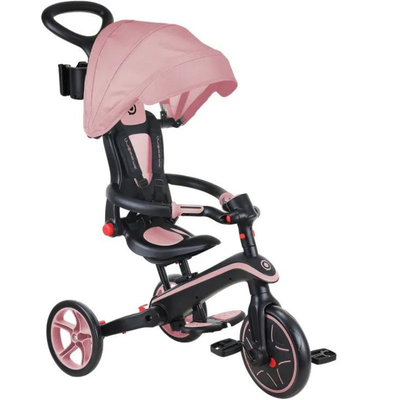 Globber tricicle trike explorer foldable 4 in 1 pastel pink  732-210, , medium