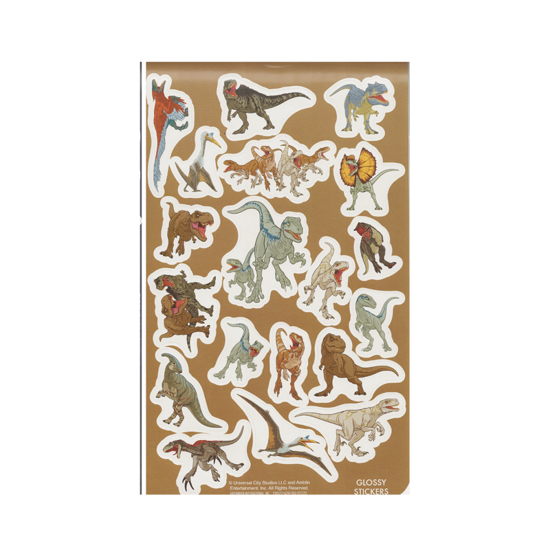 Jurassic world sticker book: unleash the dinosaurs with 150+ stickers across 4 sheets!, , medium image number null