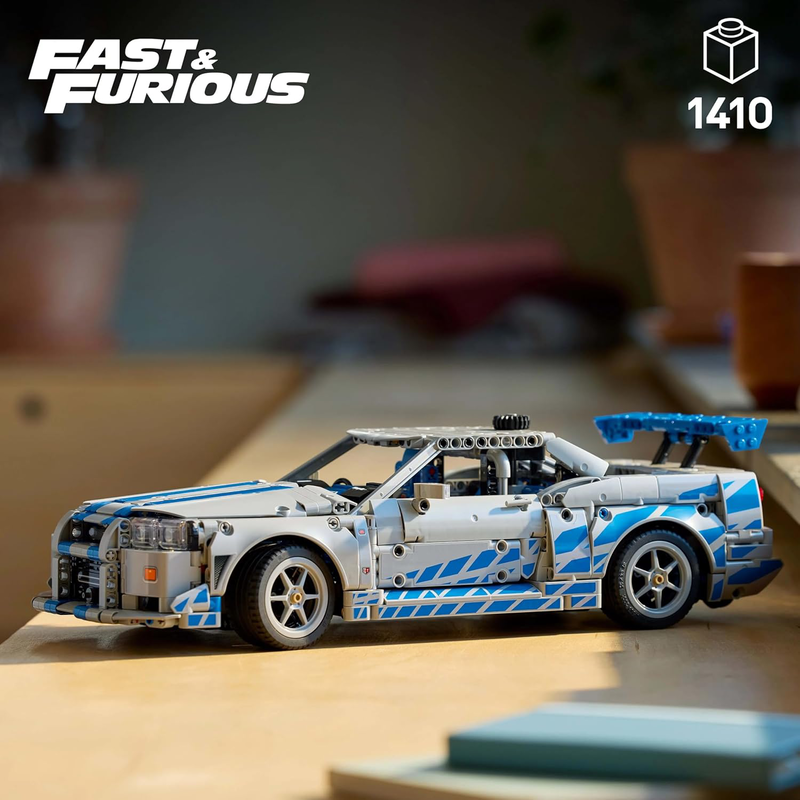 Lego technic 2 fast 2 furious nissan skyline gt-r (r34) car, , medium-null