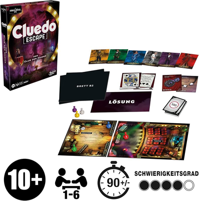 Hasbro cluedo escape f8817 10y+ greek version