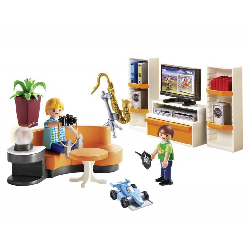Playmobil 9267 city life modern house living room toy, , medium image number null