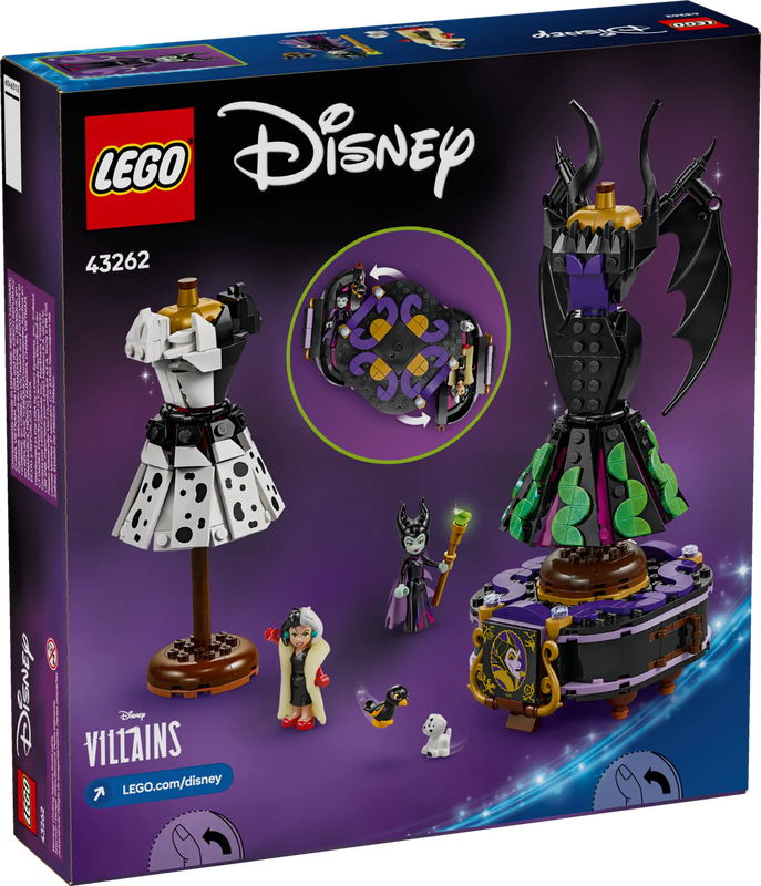 Product image: Lego disney 43262 maleficent's and cruella de vil's dresses, , medium-null