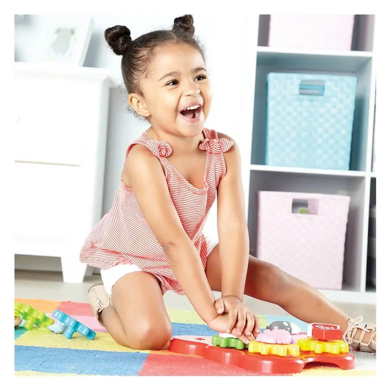 Learning resources barnyard friends build & spin, , medium-null