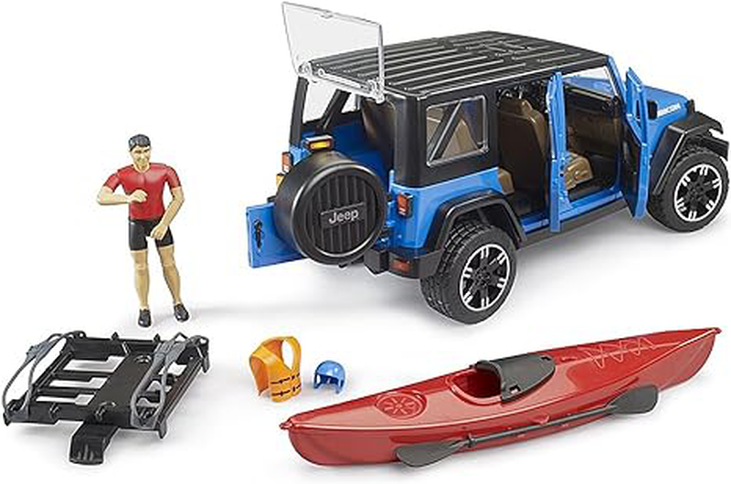 Bruder jeep wrangler rubicon unlimited with kayak, , medium image number null