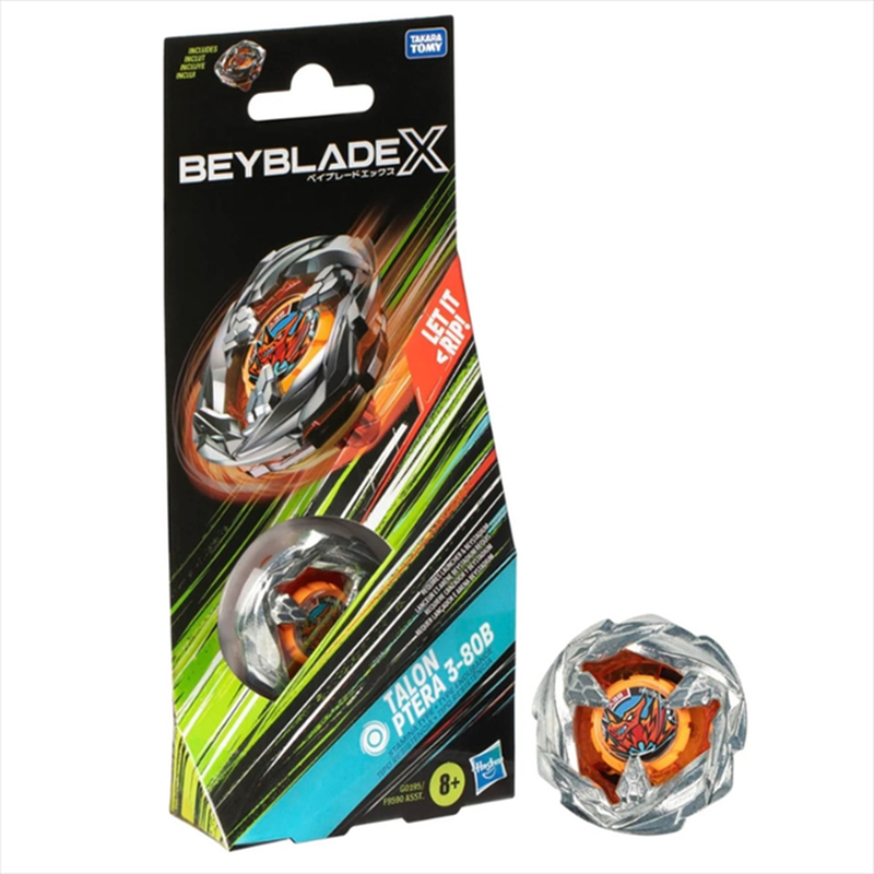 Beyblade x talon ptera 3-80b booster pack set hasbro, , medium-null
