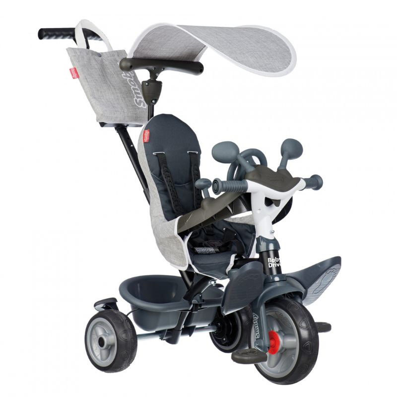 Smoby baby driver tricycle grey 7600741503, , medium-null