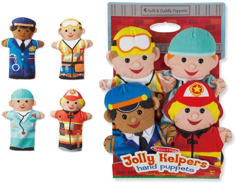 Melissa & doug 19086 jolly helpers hand puppets (set of 4), , medium image number null