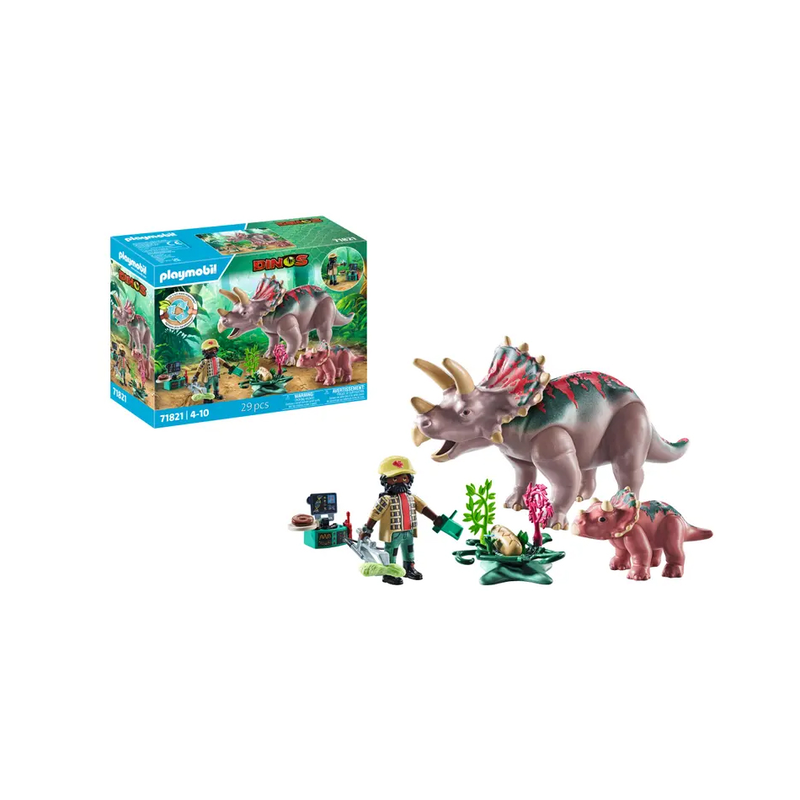 Playmobil triceratops family, , medium-null
