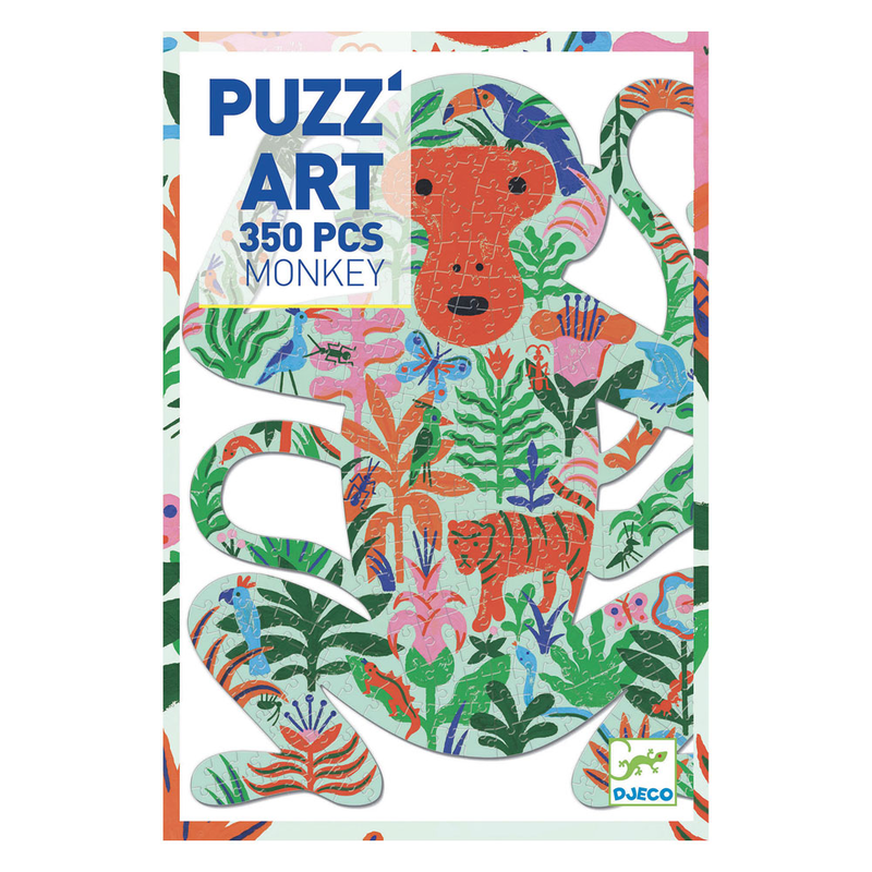 Djeco puzzles - puzzart monkey 350 pcs, , medium image number null
