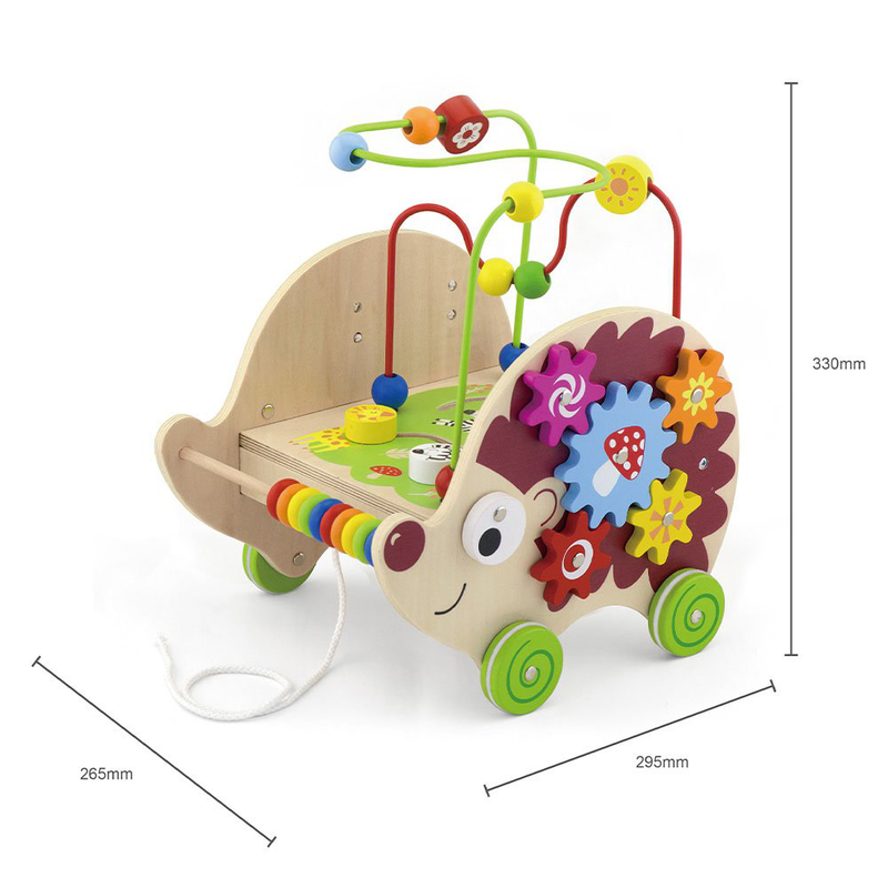 Pull-along activity hedgehog, , medium image number null