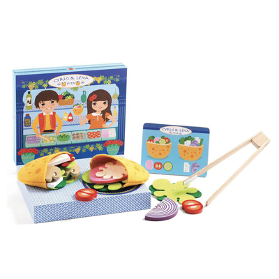 Djeco cyrus & lena - make pitas with a menu