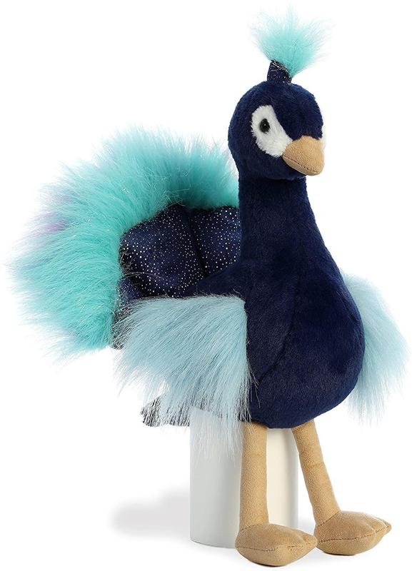Aurora - luxe boutique peacock soft toy 22 cm image number null