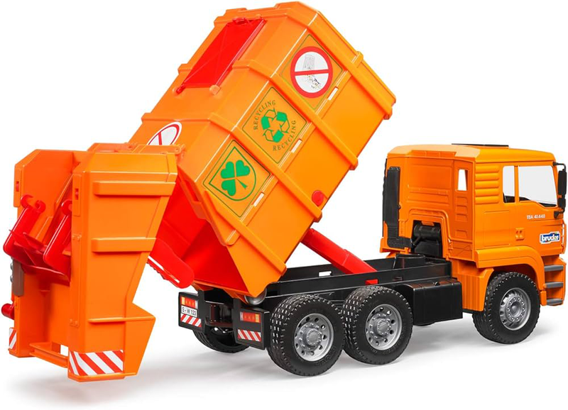 Bruder 02760 man tga carbage truck orange 3y+, , medium-null