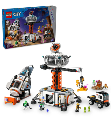 Lego city 60434 space base and rocket launchpad