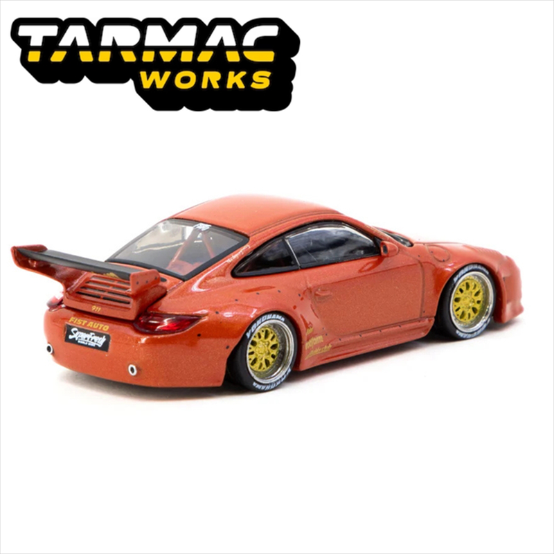 Tarmac 1/64 porsche old new 997, red metallic, , medium image number null
