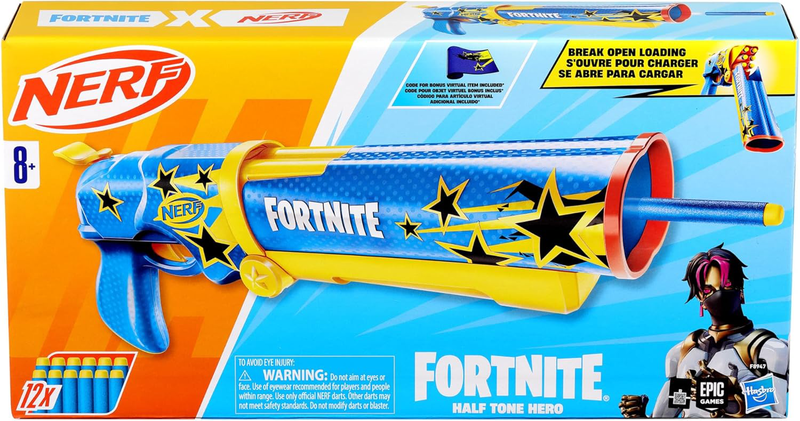 Nerf fortnite half-tone hero blaster, , medium-null