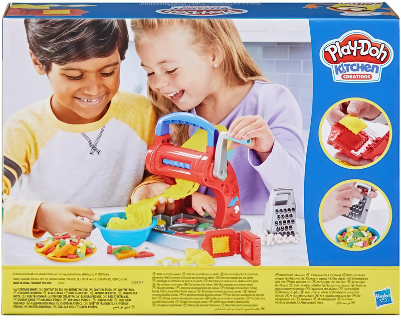 Product image: Play-doh kitchen creations noodle party playset, , medium-null
