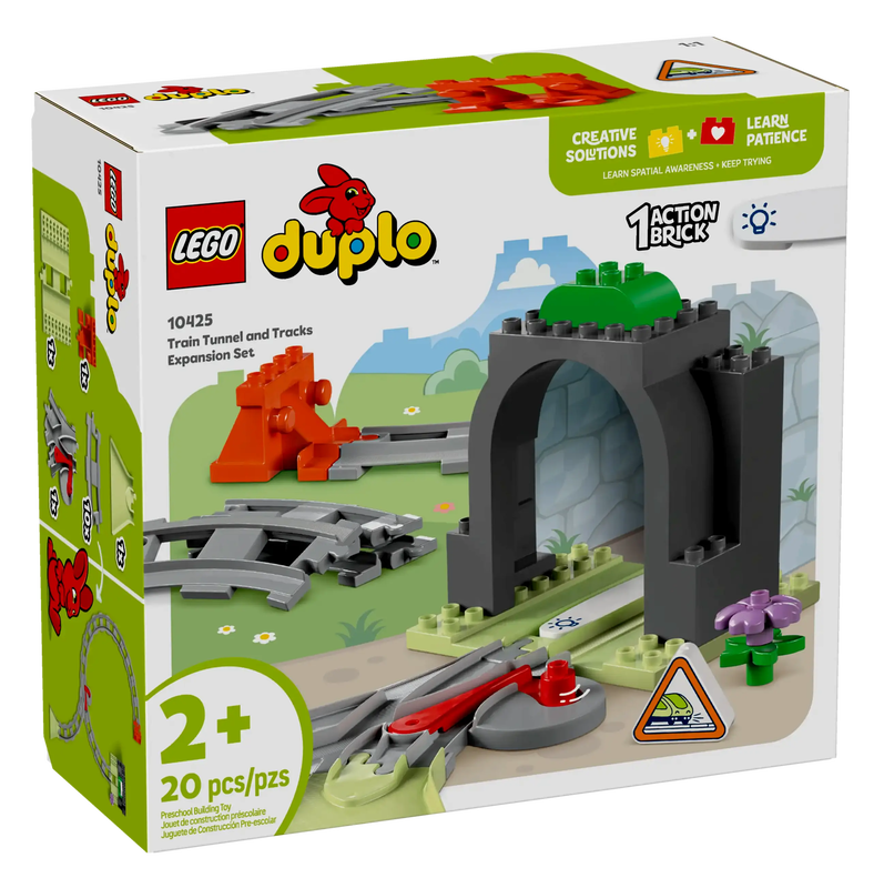 Product image: Lego duplo 10425 train tunnel and tracks expansion set, , medium-null