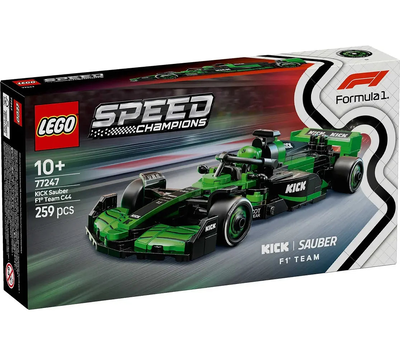 Lego speed champions 77247 kick sauber f1 team c44 race car