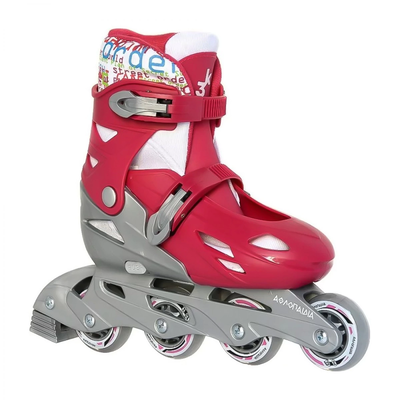 Αθλοπαιδεία πατινι αυξομειουμενο 3k in line skates γκρι-φουξια (39-42) 1083/39/f, , medium