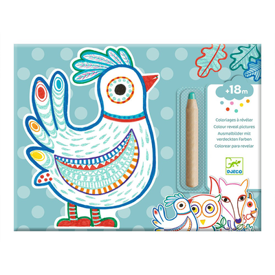 Djeco art and craft small gifts for little ones - colouring forest friends, , medium